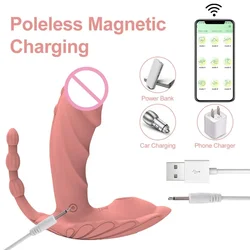 Vajina Thrusting Dildo Handfree Butt Plug For Woman 3in1 Erotic Licking Viberator For Women Vibrator Men Musschi 19 Adlute