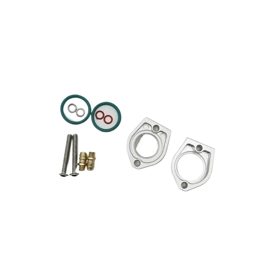 RC Boat Engine Stainless Steel 22mm 23mm 25mm Diameter Exhaust Pipe Set Flat End Connector Ball End Connector Engine Accessories