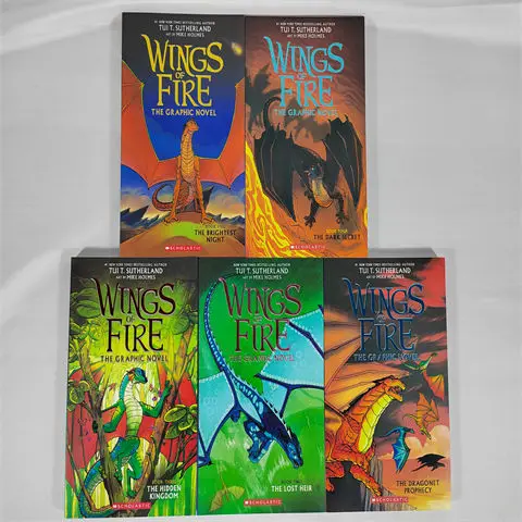 Discover The Magic of The Bestselling Wings of Fire Series with The Comic Book Edition 1-5 Volumes