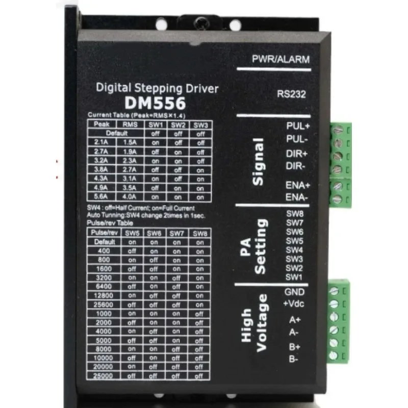 DM556 Digital Stepper Driver Medium Low Voltage Stepping Motor Controller Low Vibration Stable Operation