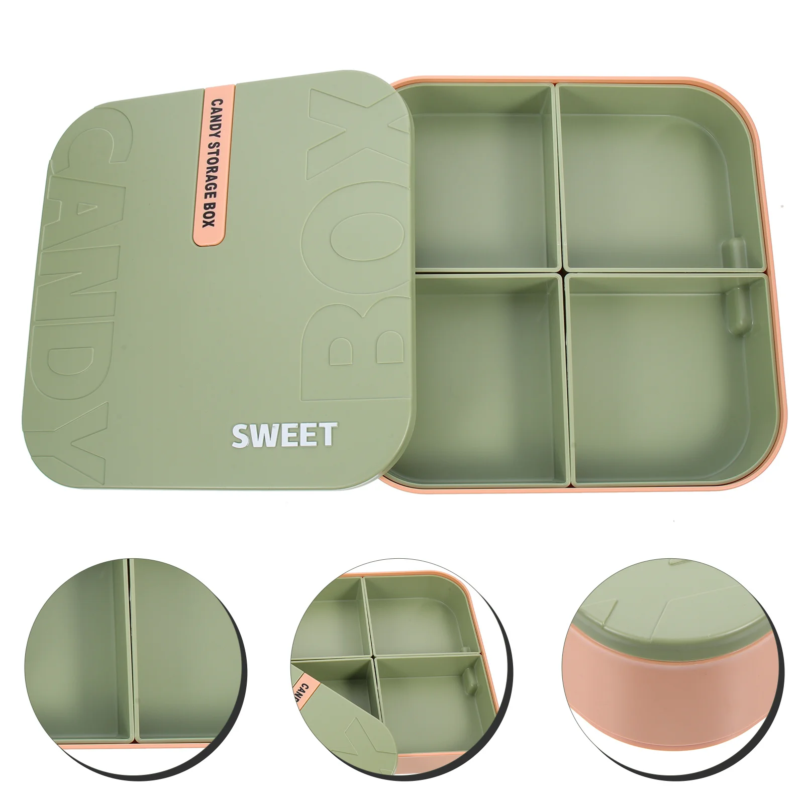 

Household Dried Fruit Container Multiple Grid Design Simple Generous Appearance Perfect for Serving Draining Easy to Clean