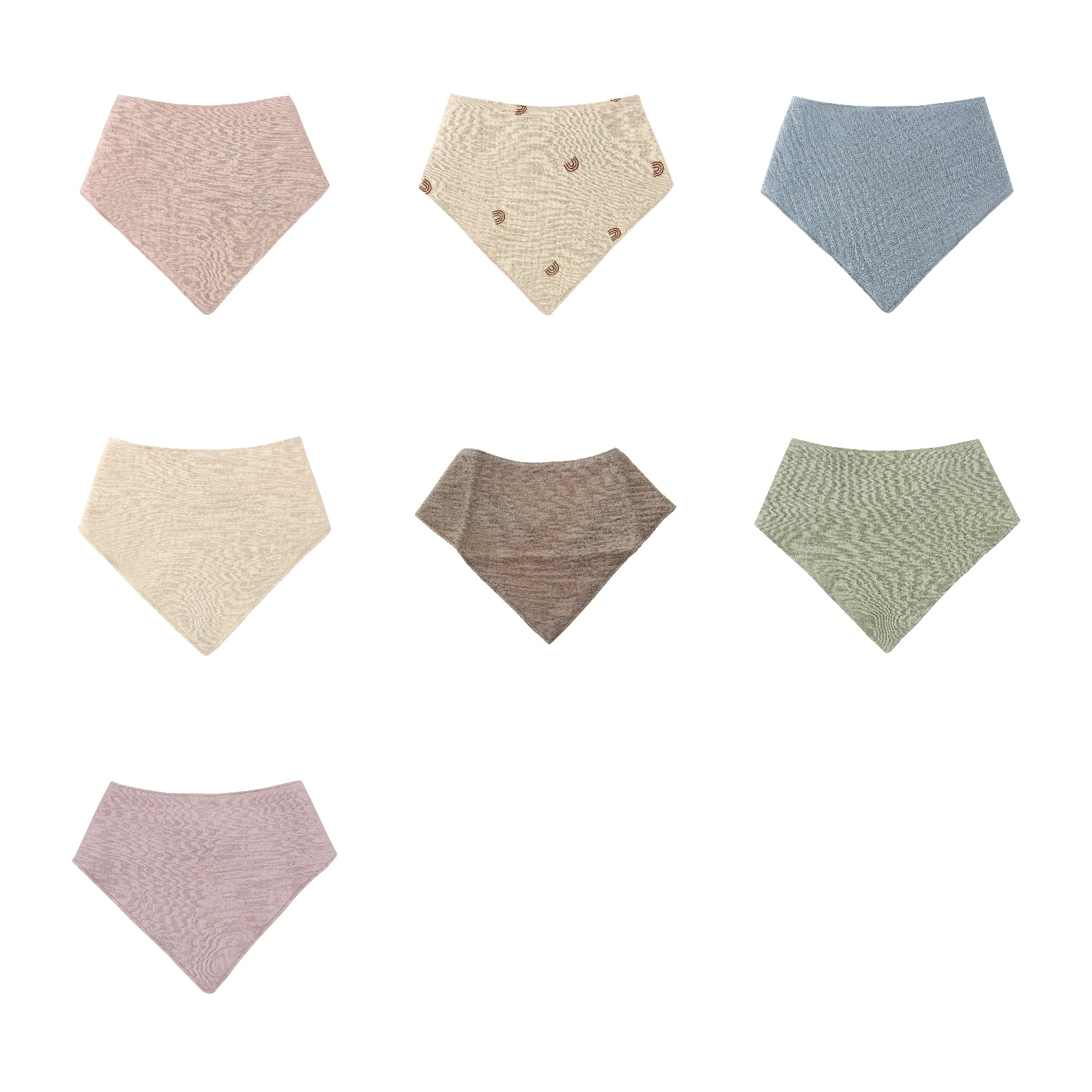 

Набор из 7 предметов: детские нагрудники и полотенца для рта серии Plain (S17/S18/S21/S22/S25/S45/S47)