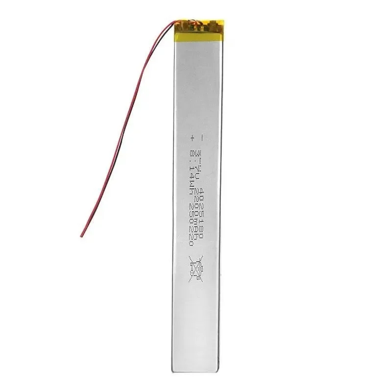 [New] 3pcs 4025180 Polymer Lithium Battery 3.7V 2200mAh Rechargeable for Video Doorbell Fingerprint Lock Cabinet Light