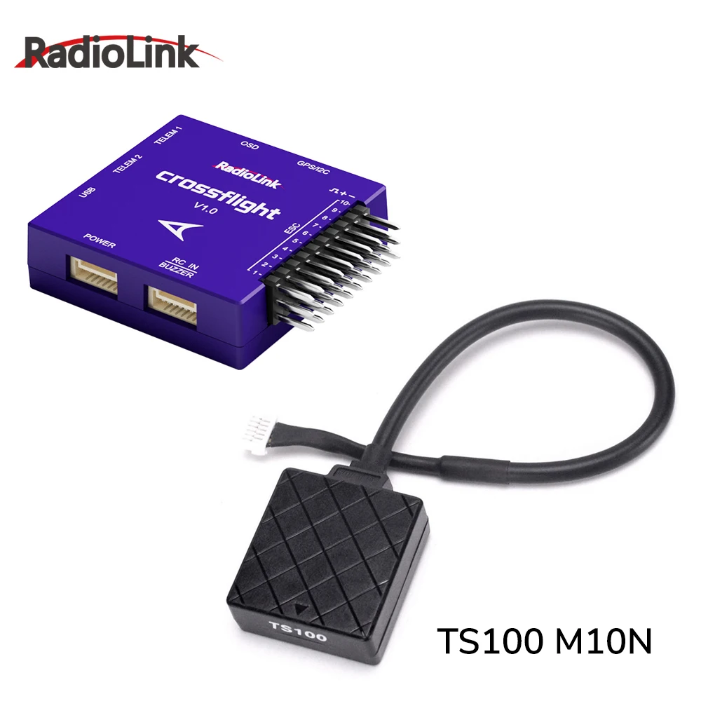 Radiolink Crossflight Flight Controller 2-12S 10PWM met OSD Geschikt voor FPV Drone Helikopter Vliegtuig Auto Boot