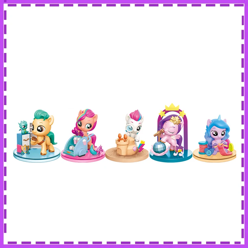 

Anime My Little Pony Sunny Starscout Izzy Moonbow Hitch Trailblazer Zipp Storm Blind Box Christmas Gift Action Figure Model Toys