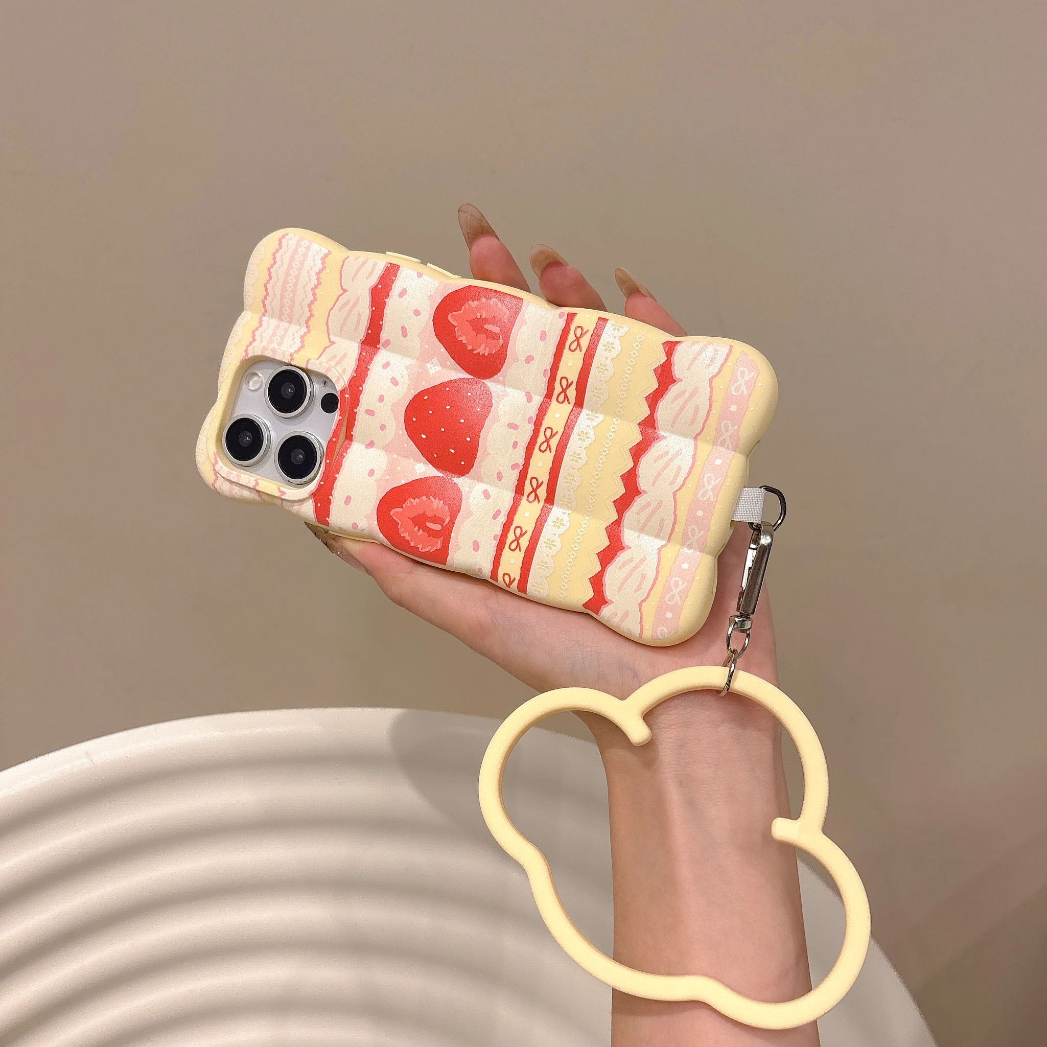 Strawberry Huller - Coque de téléphone en forme de