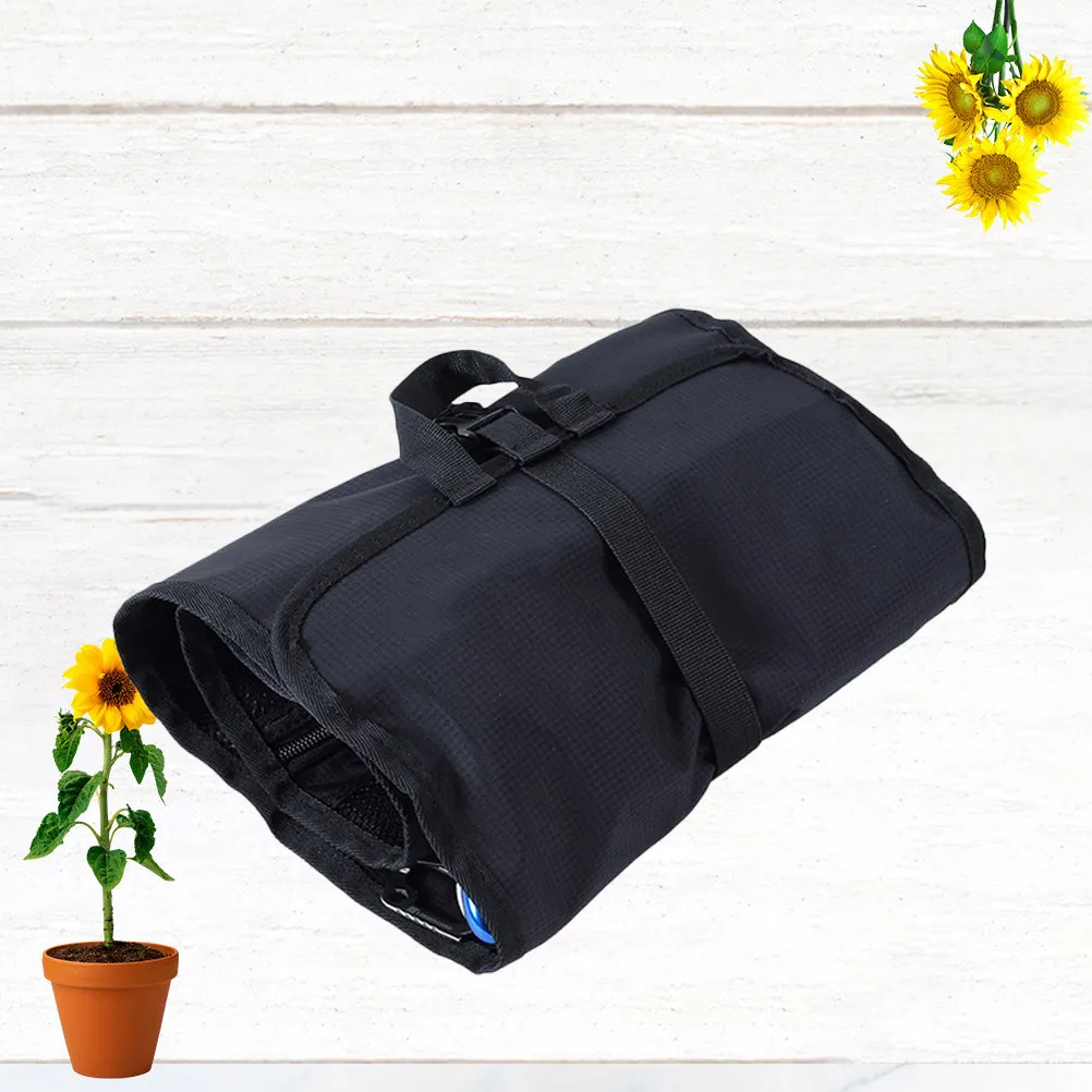 Climbing Rope Storage Bag Foldable Mountaineering Handbag Black Multipurpose Rope Organizer Hiking Wash Toiletry Storage Bag