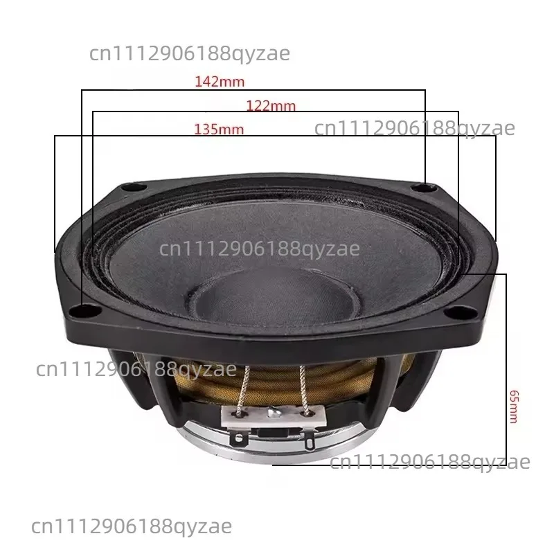 6.5 inch 6 inch pure mezzo 120W neodymium magnetic HIFI audiophile speaker band line array performance audio