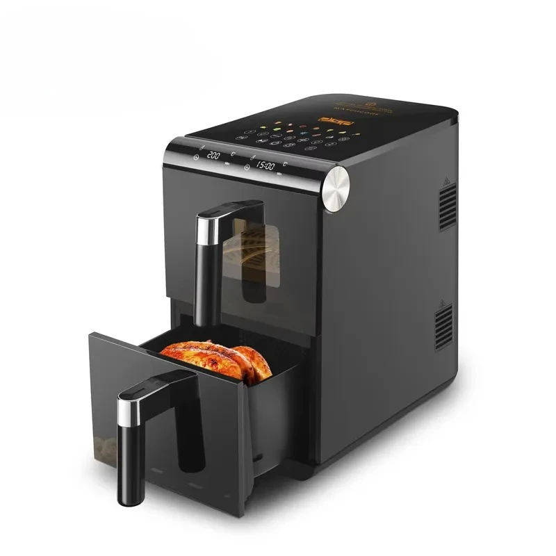 Professional Double Air Fryer 13 Smart Presets LCD Display Fast Air Crisp Technology Automatic Closure for Family