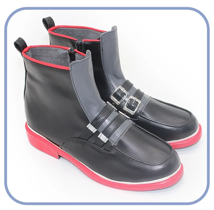 사브리나 코스프레 신발 PU 가죽 신발 할로윈 카니발 부츠 애니메이션 액세서리 소녀 전선 코스프레 소품 맞춤 제작