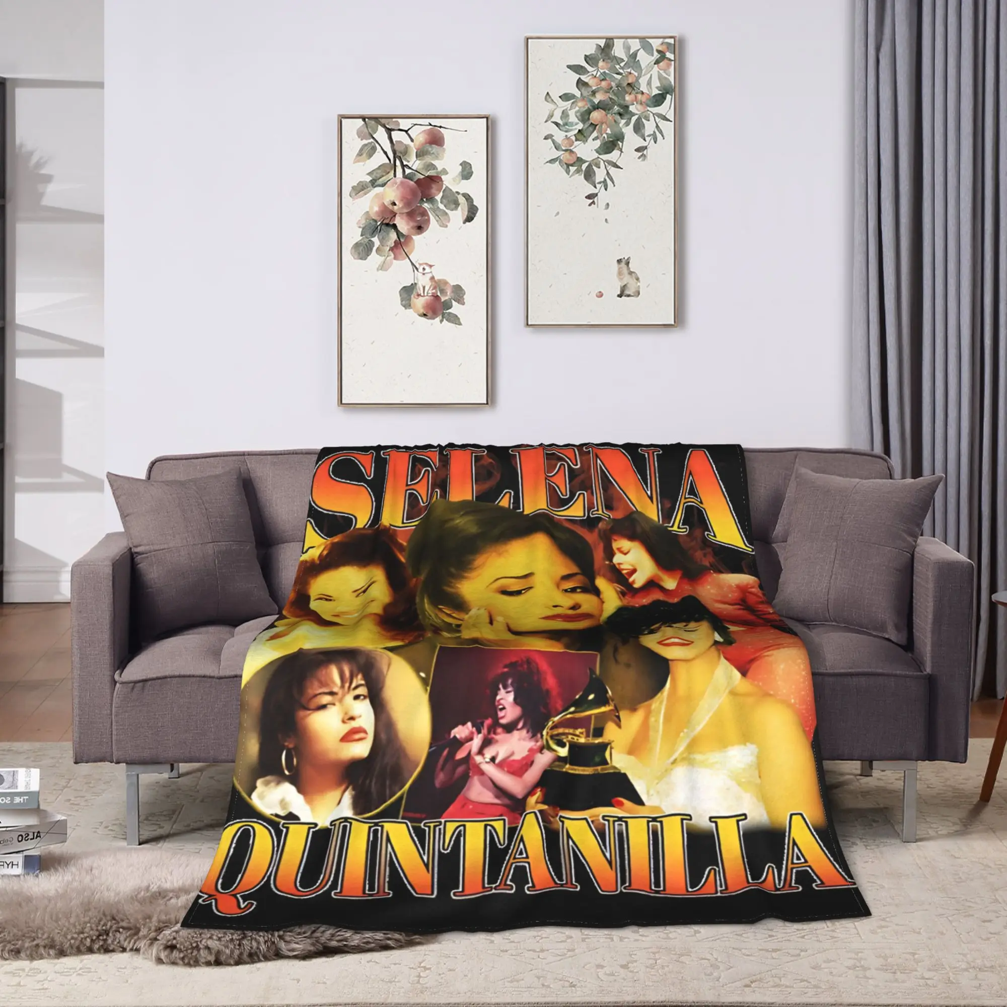 Girl And Album Is The Best Song Selena quintanilla Blanket Quality Soft  Throw Blanket Winter Couch Chair Sofa Bed Bedspread