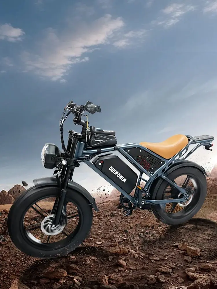 AliExpress NONE QS7 electric bicycle 1500W brushless motor 60Ah performance E-bike battery single rider off-road motorcycle performance