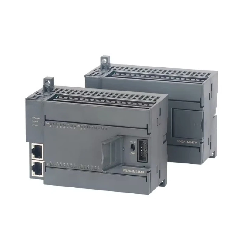 Amsamotion EtherNet/IP Remote Distributed IO PLC Module Digital 14I 10O Signal Acquisition EI2A-IM24R IM24TP Dual Network Switch