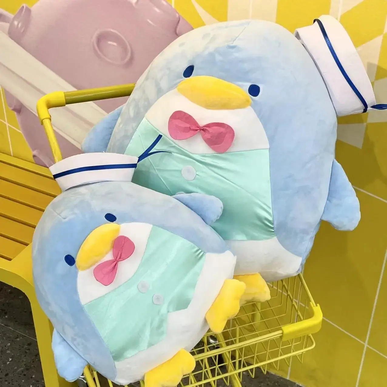 

35/50cm Cute Tuxedo Sam Plush Toy Sanrio Penguin Doll Stuffed Animal Very Soft Plushies Hug Pillow Blanket Xmas Gifts Girl
