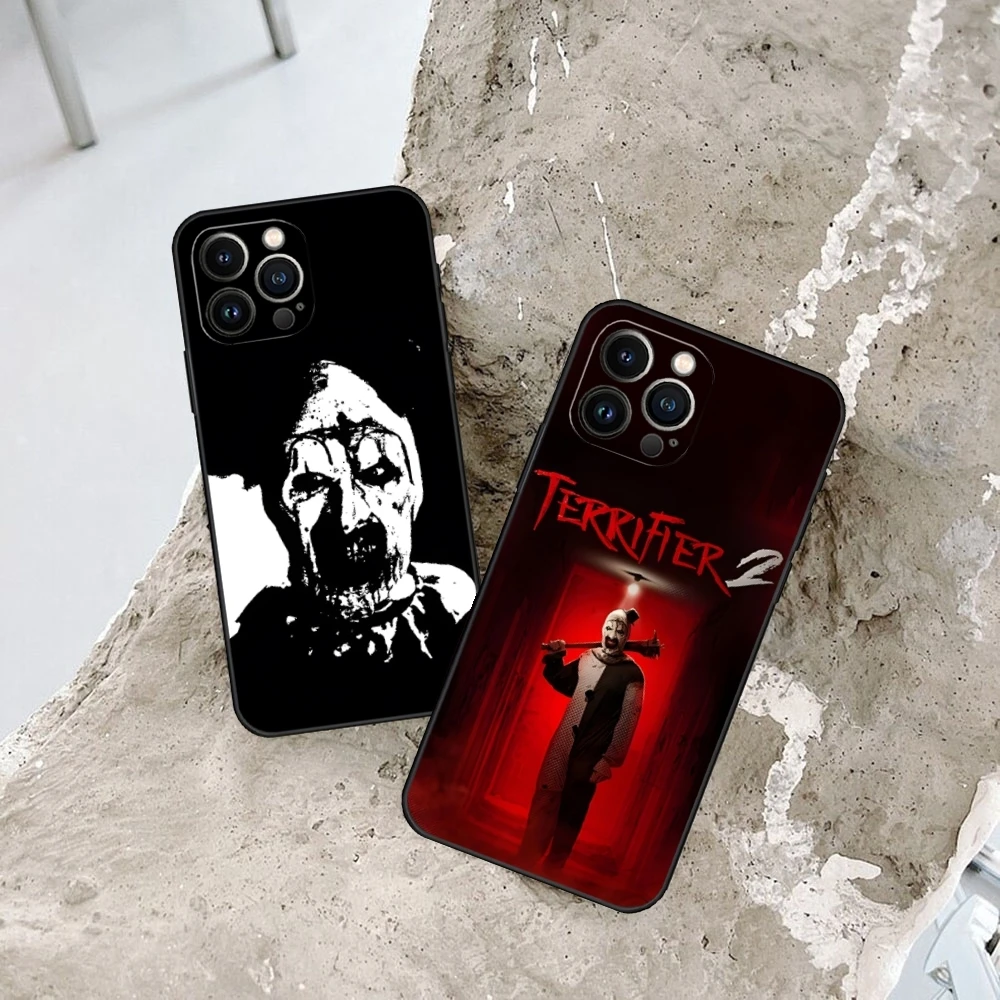 Horror Movie Terrifier Phone Case for iphone 15 13 Pro Max 14 Mini 12 11 Xr X Xs 6s 6 8 7 Plus Silicone Back Cover