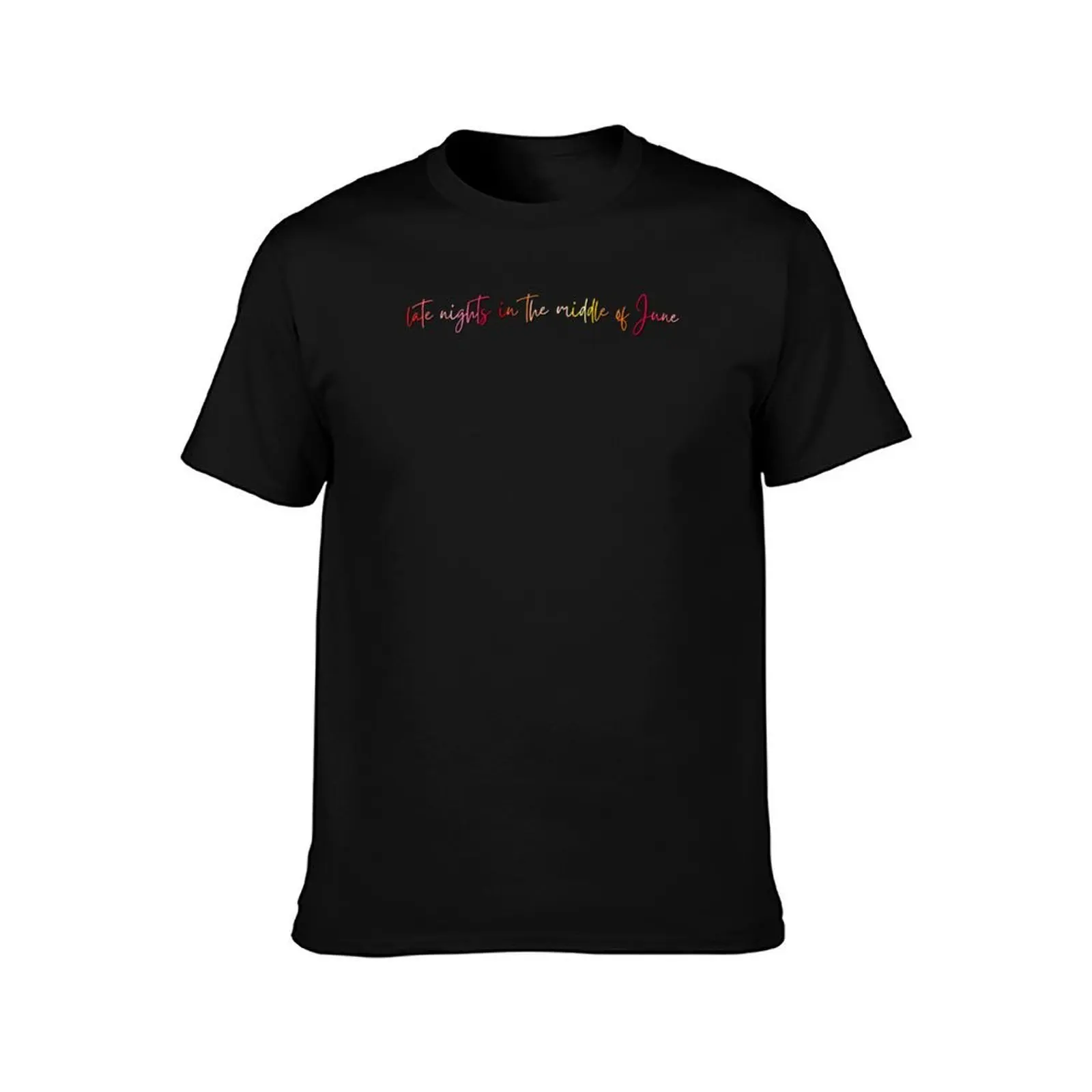 heat waves middle of June sunset T-Shirt Anti-Wrinkle Short Sleeve T-Shirt