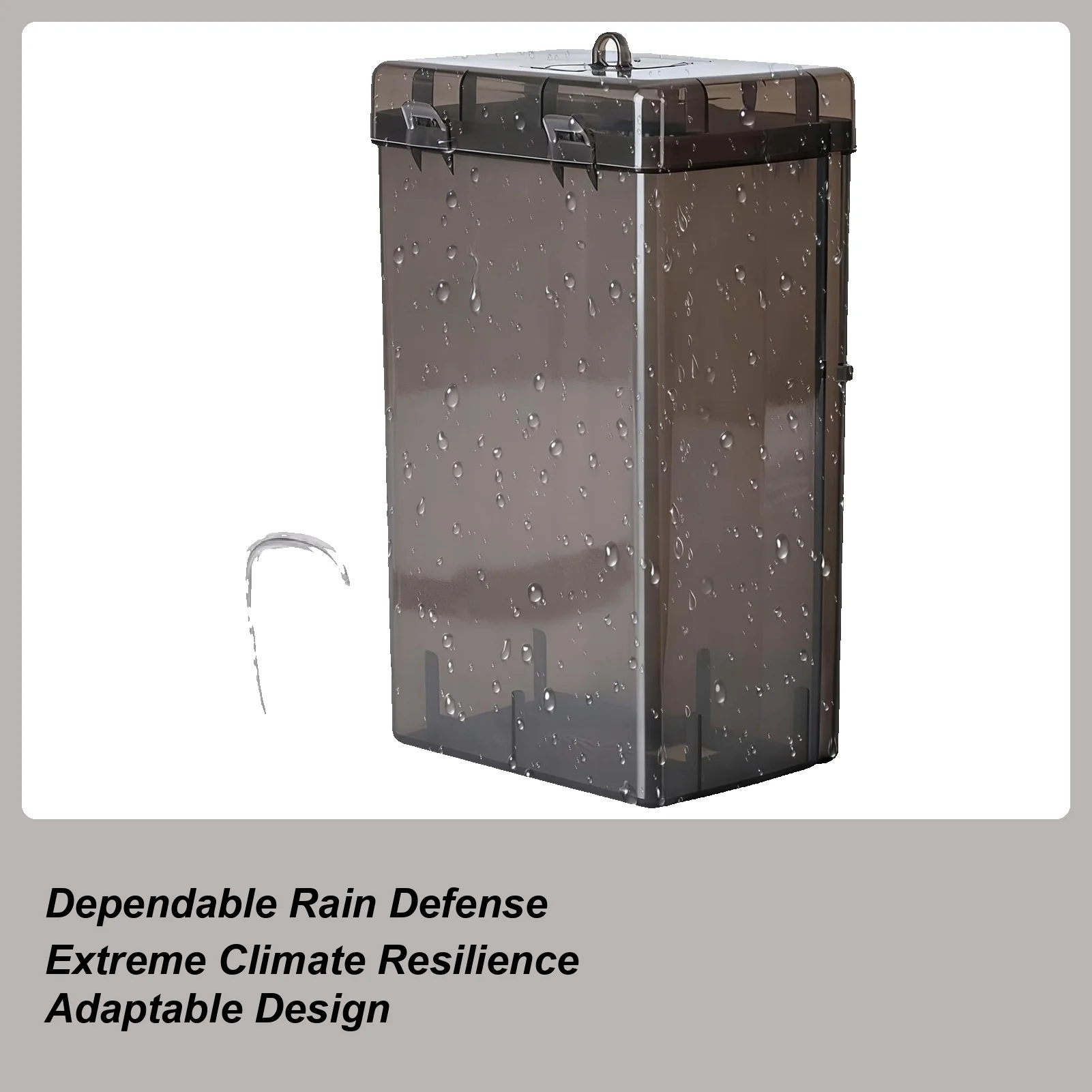 

EV Charger Box Waterproof UV-Resistant Protector Outdoor Motorcycle Power Charger Case For All Weather Storage Parking Lot