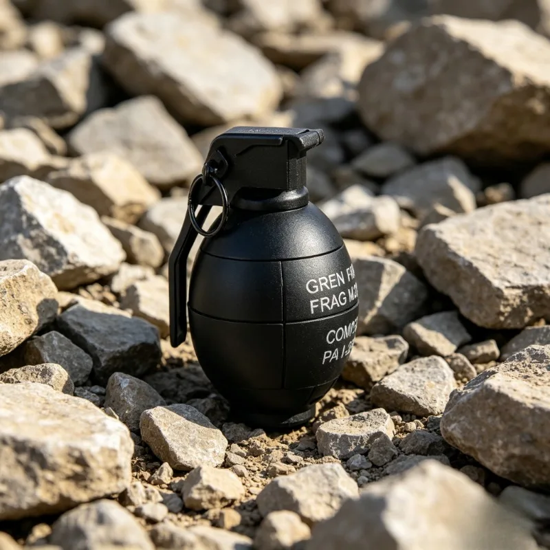 Game Prop Model for Outdoor Play, M67 Smoke Grenade Water Burst Novelty Toy 10 Styles