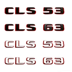 2024 New style Two tone Letters Numbers Emblem CLS53 CLS63 for Car Fender Trunk Rear C257 Sticker