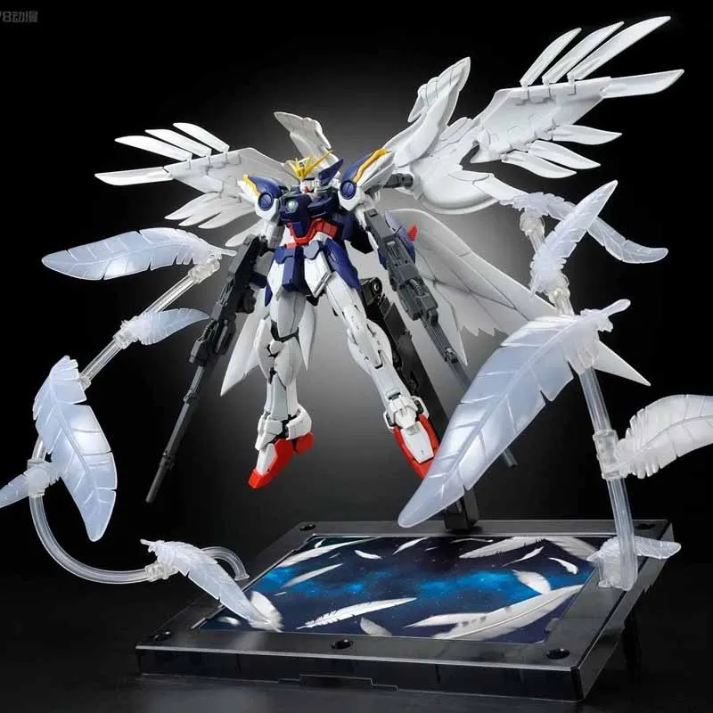 

InStock Bandai Genuine RG EXPANSION EFFECT UNIT "SERAPHIM FEATHER" for WING GUNDAM ZERO EW Anime Figure Assembly Model Toys Gift