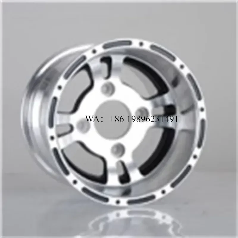 Wmwmnu Custom Aluminum Alloy 12x8 ATV Rim 4/110 Bolt Pattern Alloy Wheel for ATV UTV Quad Bike Off Road Vehicle Replacement