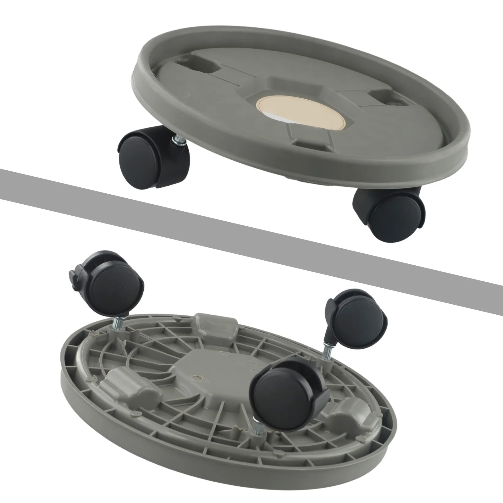 Indoor And Outdoor Use Plant Support Roller Fitment Pieces Pallets Resin Maneuverability As Shown Large Plants