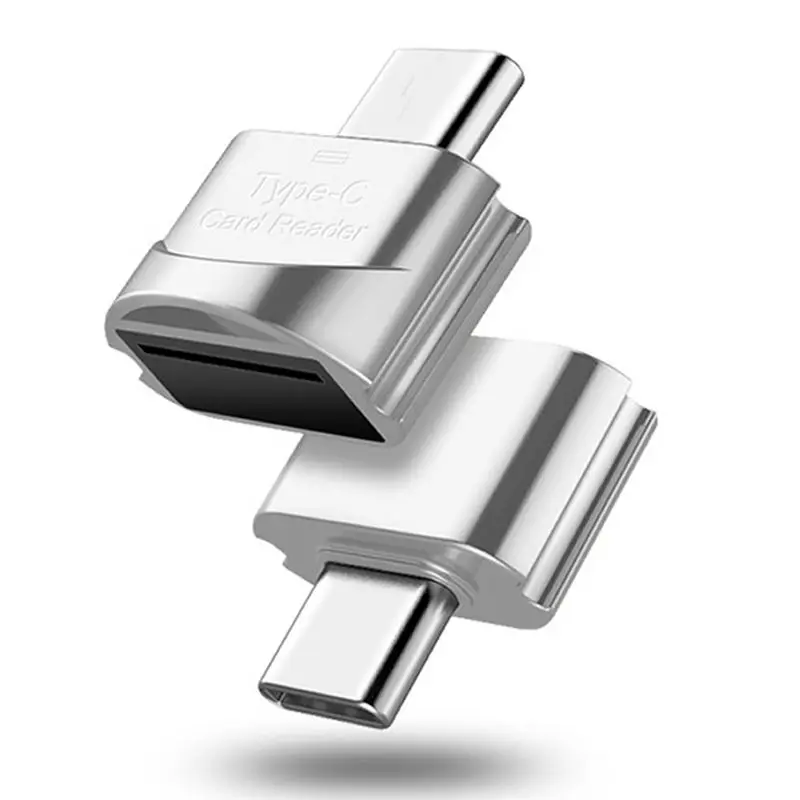A46M-TF Card Reader TF Card TO Type-C Card Reader OTG Adapter Memory Card To USB C High Speed For Mobile Phones Laptop