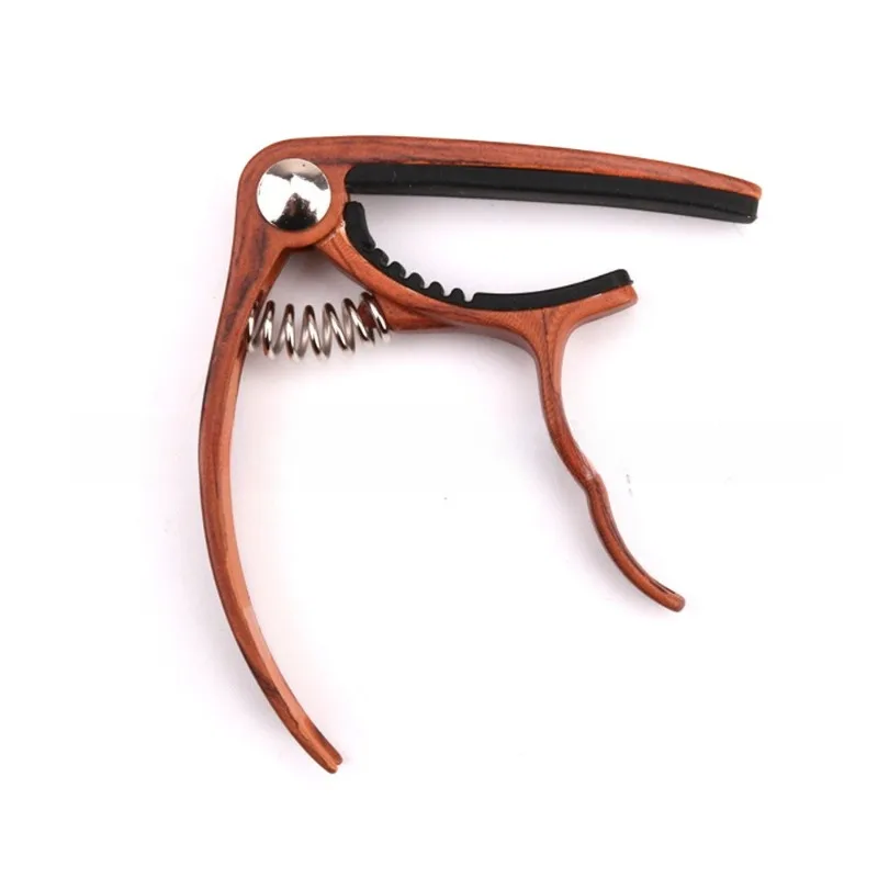 Holzmaserung-Capo, Folk- und klassischer Bakelit-Gitarren-Capo, Ukulele Universal-Rising-Clip, kleiner Handgriff