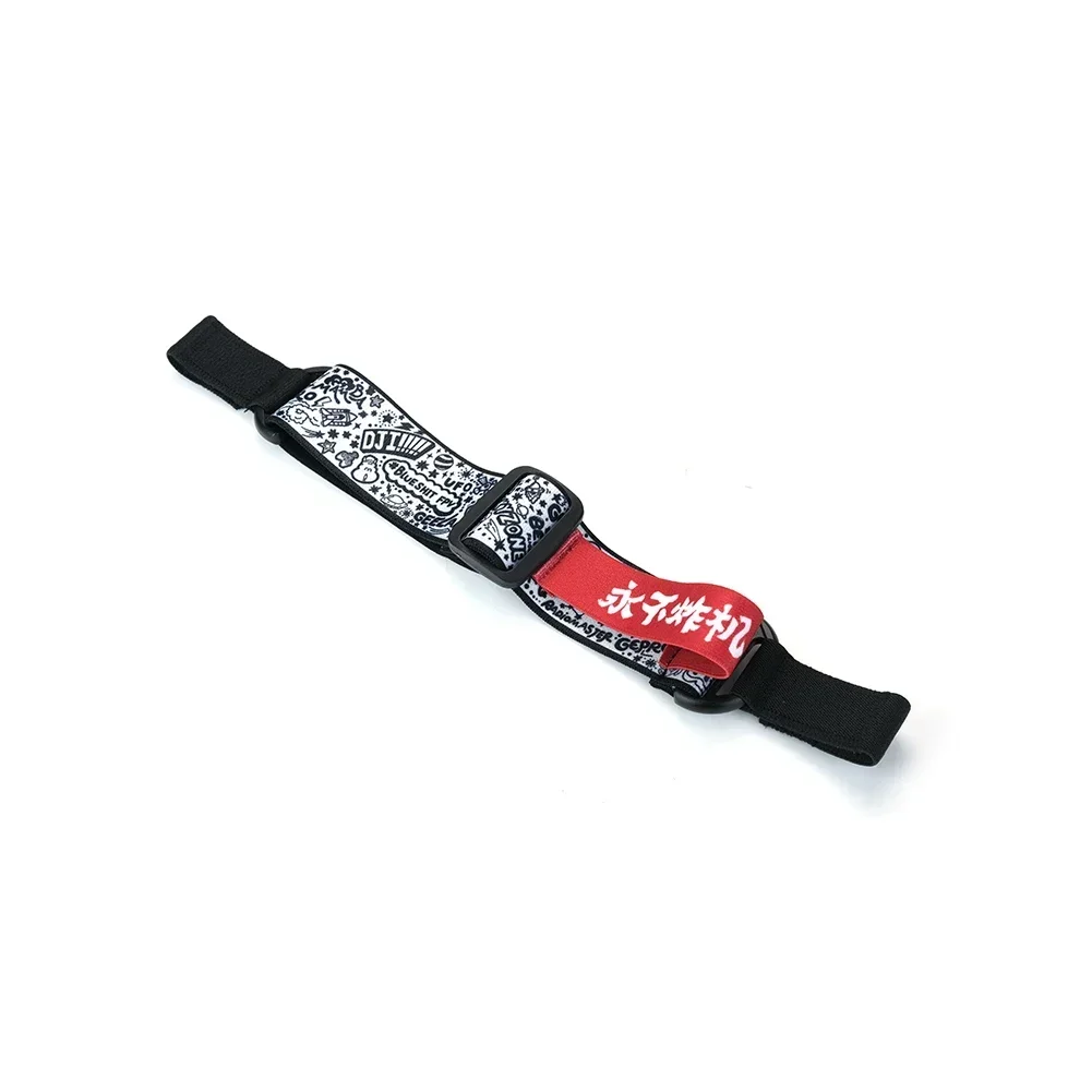 Never Crash Adjustable FPV Goggles Strap Headband with Battery Storage for Fat Shark Skyzone DJI Goggles 2 Graffiti Design