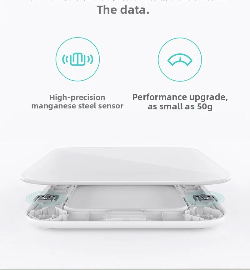 Electronic Bathroom Scale, Type-C Charging, 180 kg