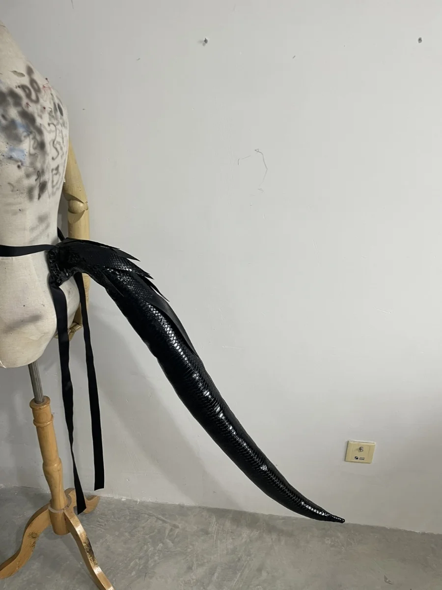 Final Fantasys 14 Dragon Girl Moegirl Tail Ears Cosplay Accessories - Image 3