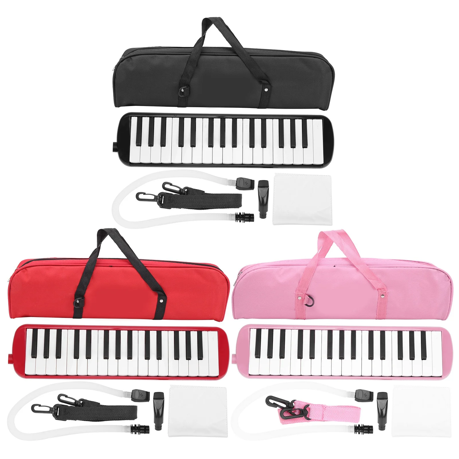Melódica para Principiantes IRIN, Melódica de 32 Teclas, Instrumento Musical de Viento, Adecuado para la Práctica de Principiantes, con Bolsa, Instrumento Musical Melódica