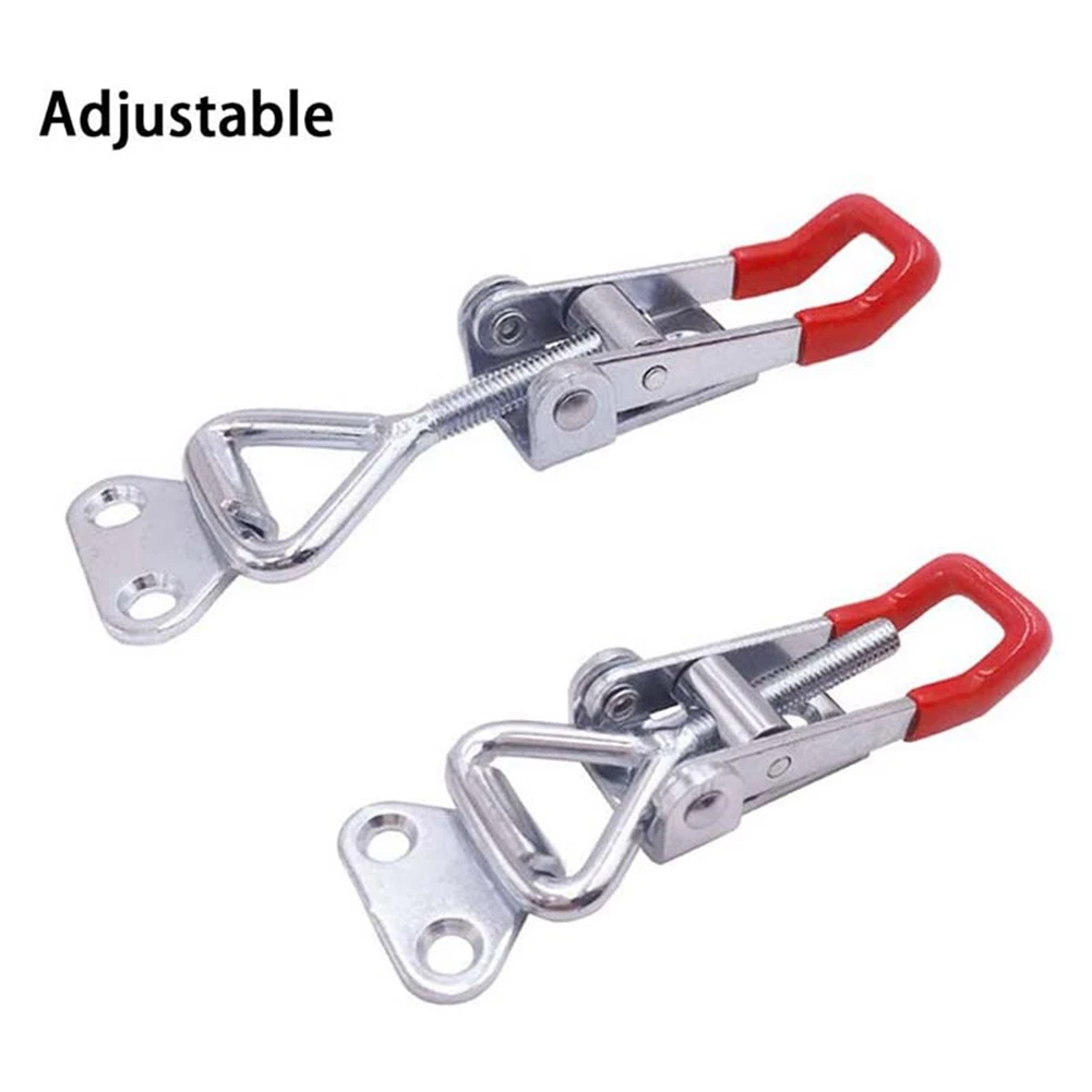 12X Pull Latch Clamp 6PCS Pull Action Latch Adjustable Toggle Clamp 150Kg 330Lbs Holding Capacity-A68E