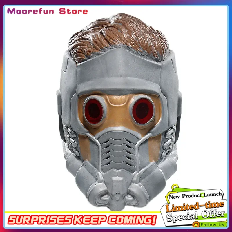 Película Anime guardianes de la galaxia 3 Star Lord máscara casco Peter Quill cabeza Set vengadores Marvel Cos Prop juguetes 2024 nuevo regalo