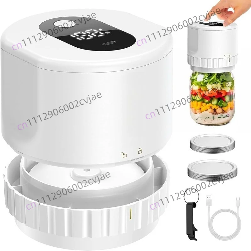 Electric  Jar Vacuum Sealer for Home Food Storage, Preserves Fruits Vegetables Dry Goods
