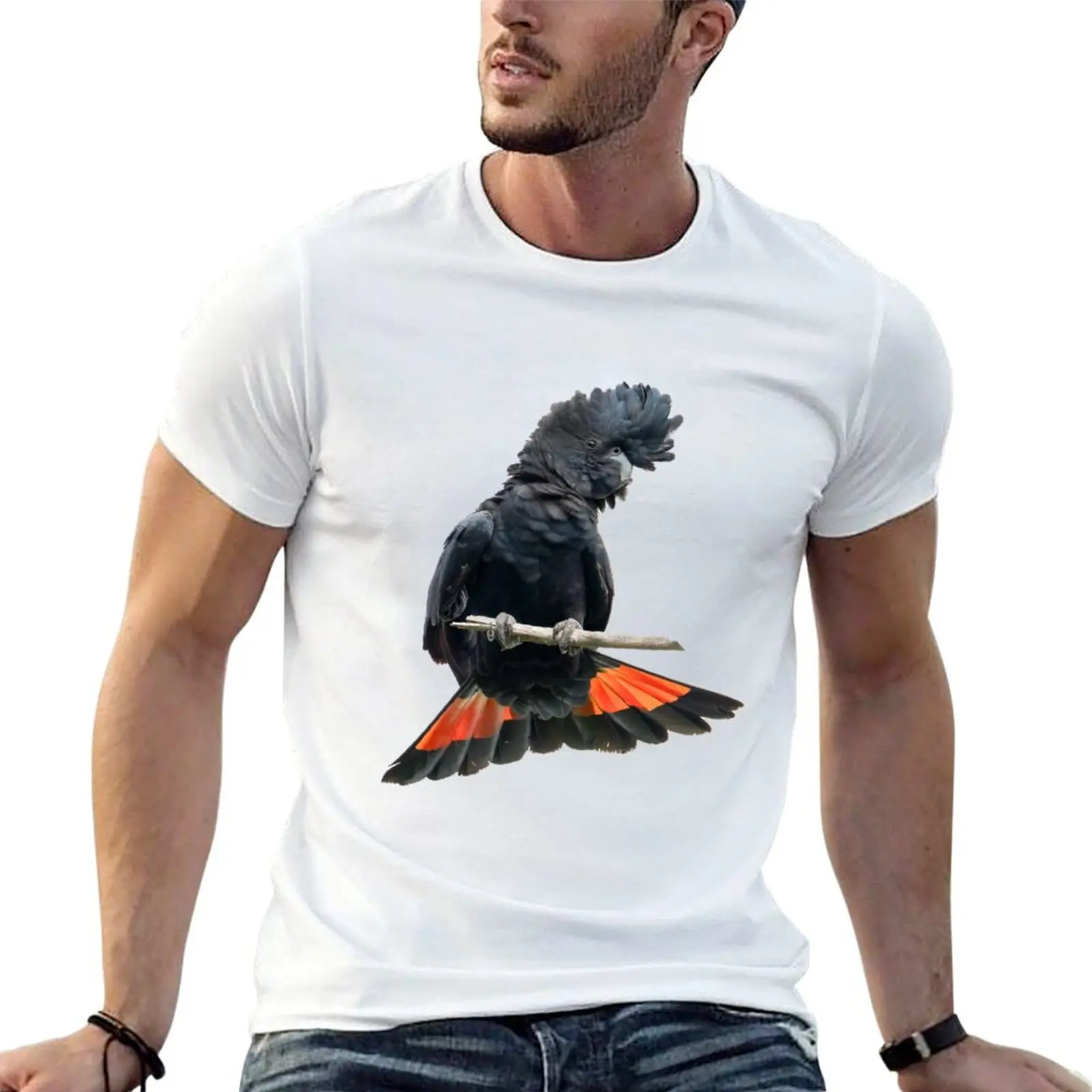 Red-tailed black-cockatoo Australian native bird T-Shirt Holiday Vacation Tee Shirt