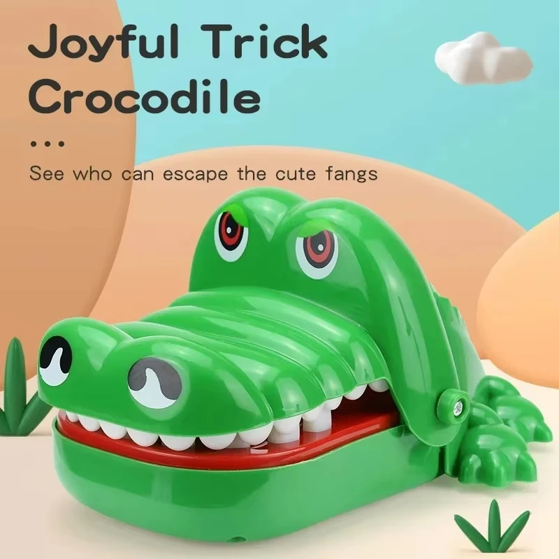 

Bite Finger Crocodile Pinch Toy Classic Family Games Party Mischief Children's Lucky Games Stress Relief Toy Party Gifts New