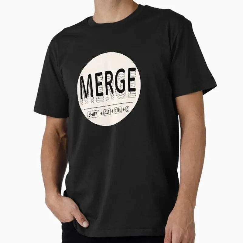 T-shirt graphique vintage MERGE.. pour programmeurs, ingénieurs logiciels, geek, développeur IT, cadeau pour fans, tailles S-6XL