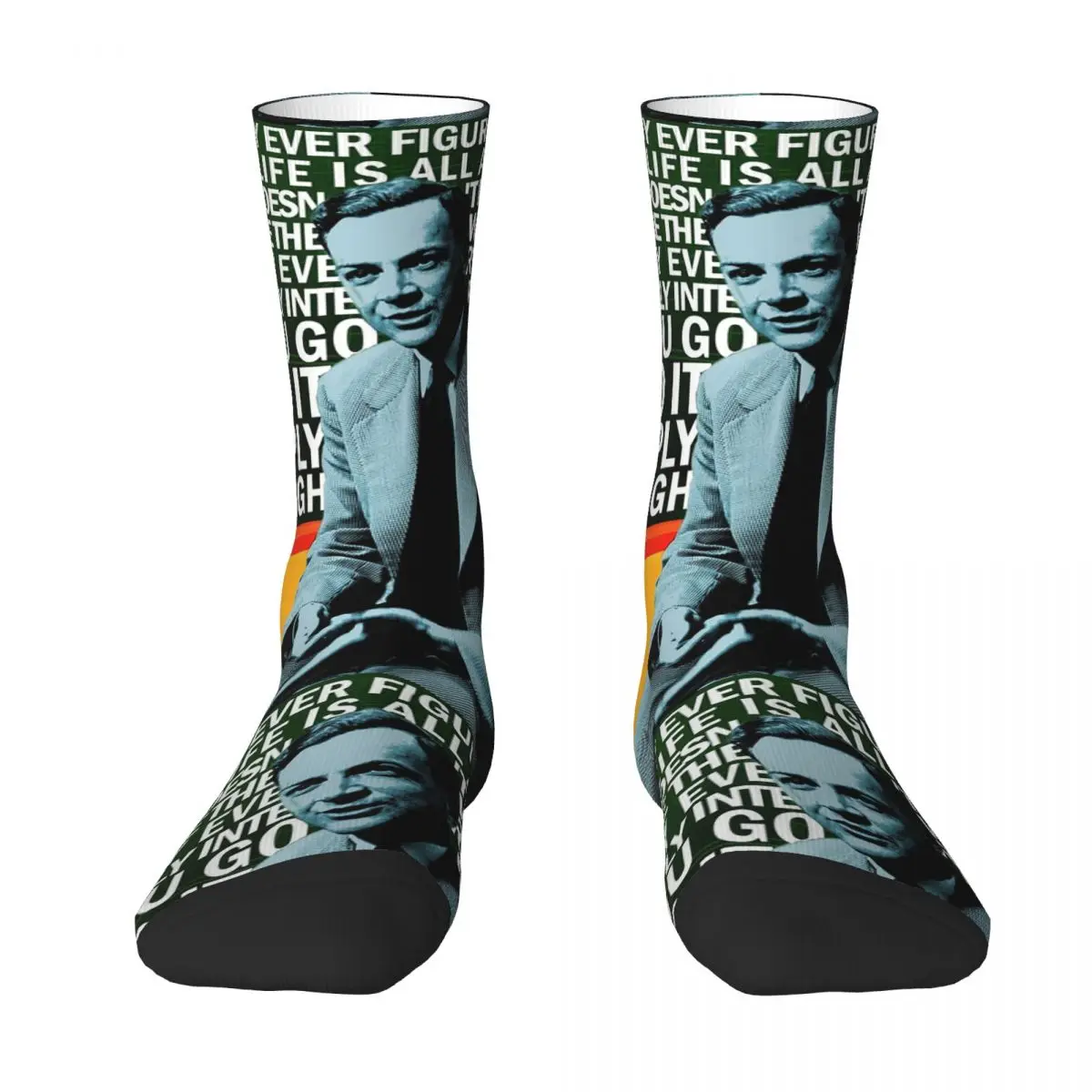 

Носки Richard Feynman, впитывающие пот чулки в стиле Харадзюку, всесезонные длинные носки, аксессуары для мужчин и женщин, рождественские подарки