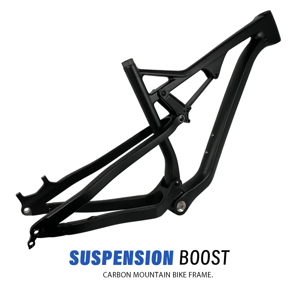 CW 29ER Carbon Mtb Frame Full Suspension Bike Boost 148*12 MTB Max Tire 2.4