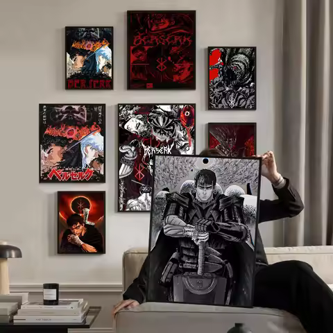 Berserk Japanese Good Quality Prints And Posters Whitepaper Prints Posters Artwork Wall Decor