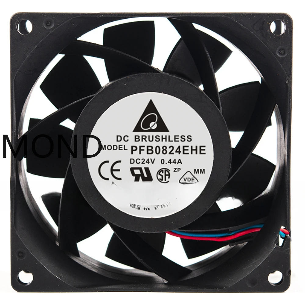 PFB0824EHE Delta 8038 24V 0.44A  8CM DC Frequency Converter Axial Flow Cooling Fan