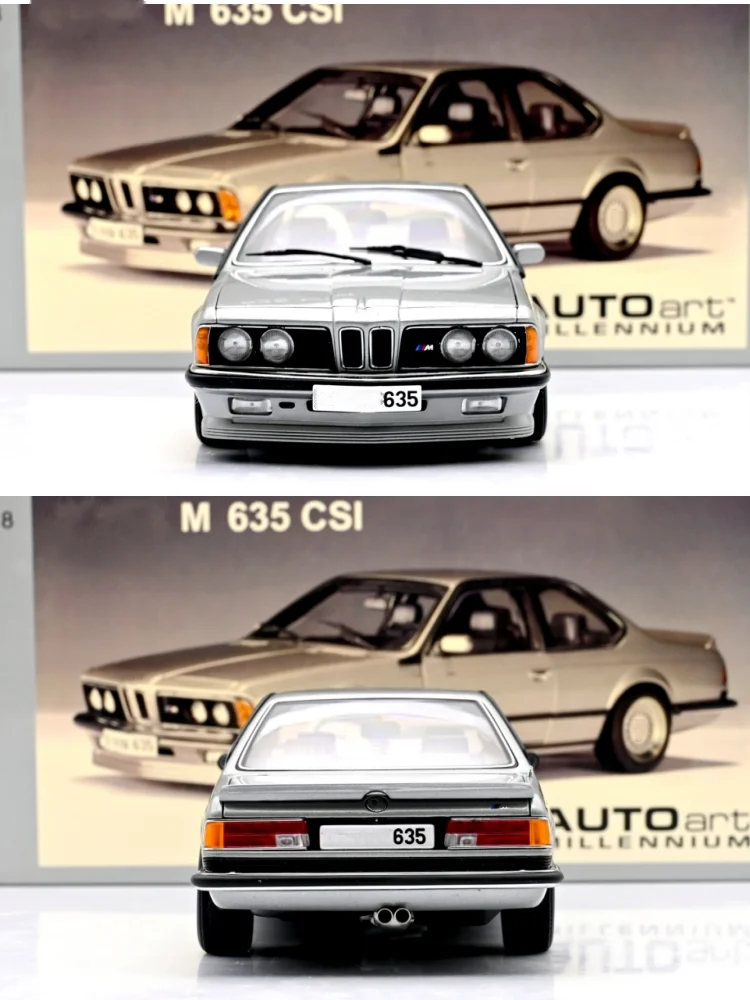 Autoart 1:18 M 635 CSI E24 Alloy Fully Open Simulation Limited Edition Alloy Metal Static Car Model Toy Gift