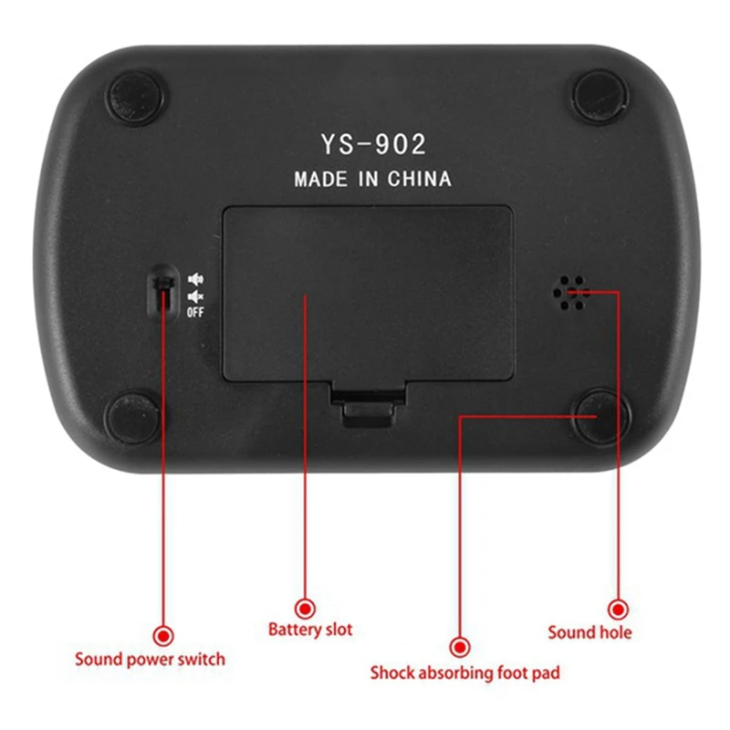 Professionele Schaakklok Schaakklok Timer Schaaktimer Speltimer Multifunctionele Draagbare Digitale Klok YS-902