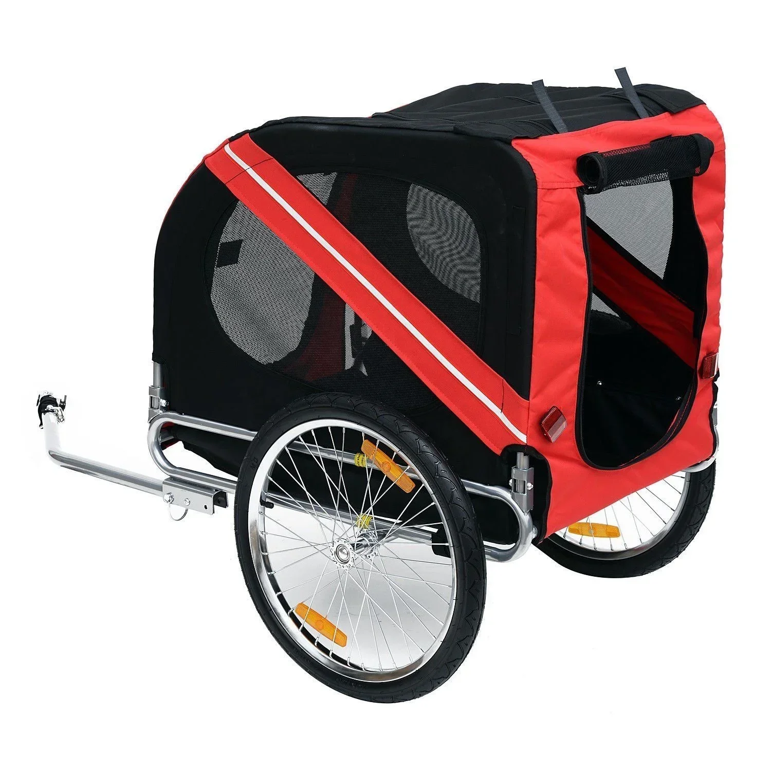 2 In 1 Large Dog Bike Wagon Pet Trailer Stroller Bicycle Trailer Jogger for Pet Dog Carts