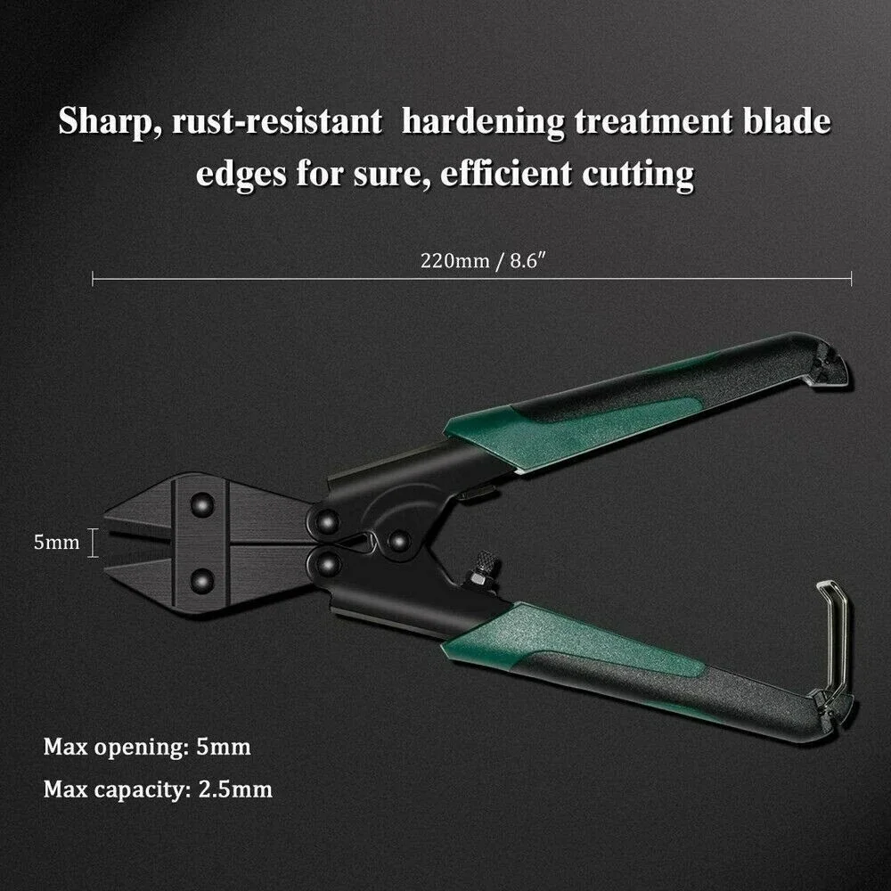 

8" Wire Cutters Crimper Self-Adjusting Cable Stripper Cutting Pliers Hand Tool