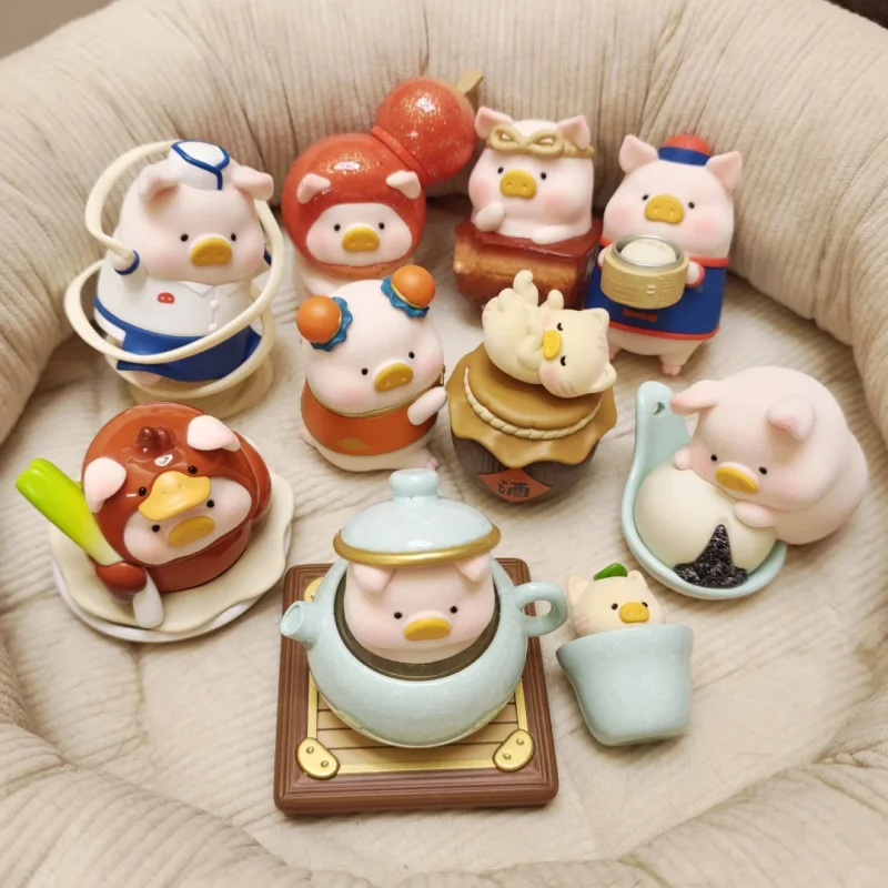 

Genuine 52 Toys Mystery Box Lulu The Piggy Lu'S Table Series Blind Box 1pc Action Figure Random Collectible Toy Decoration Gift