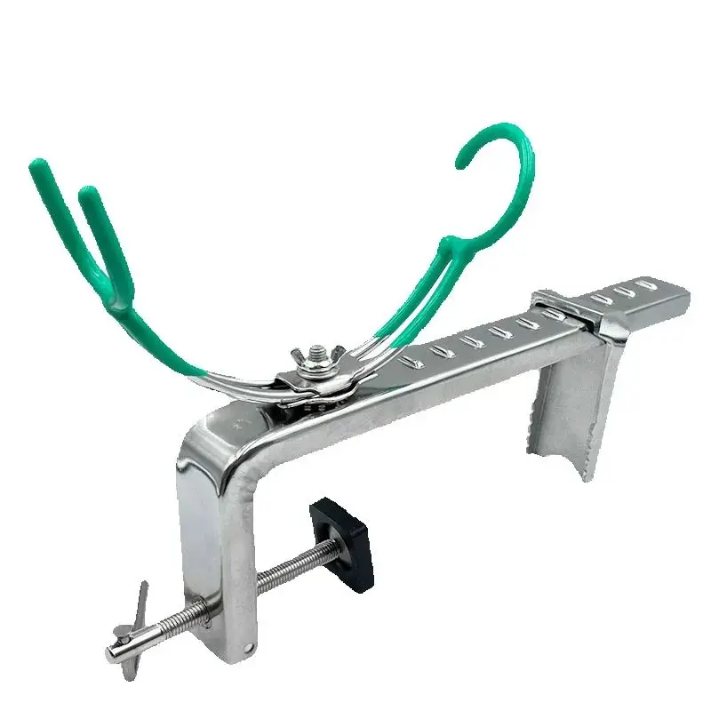Multi-function Clamp Bridge Fishing Bracket Universal Adjustable Rafting Bracket Railing Metal Fishing Rod Holder Y699