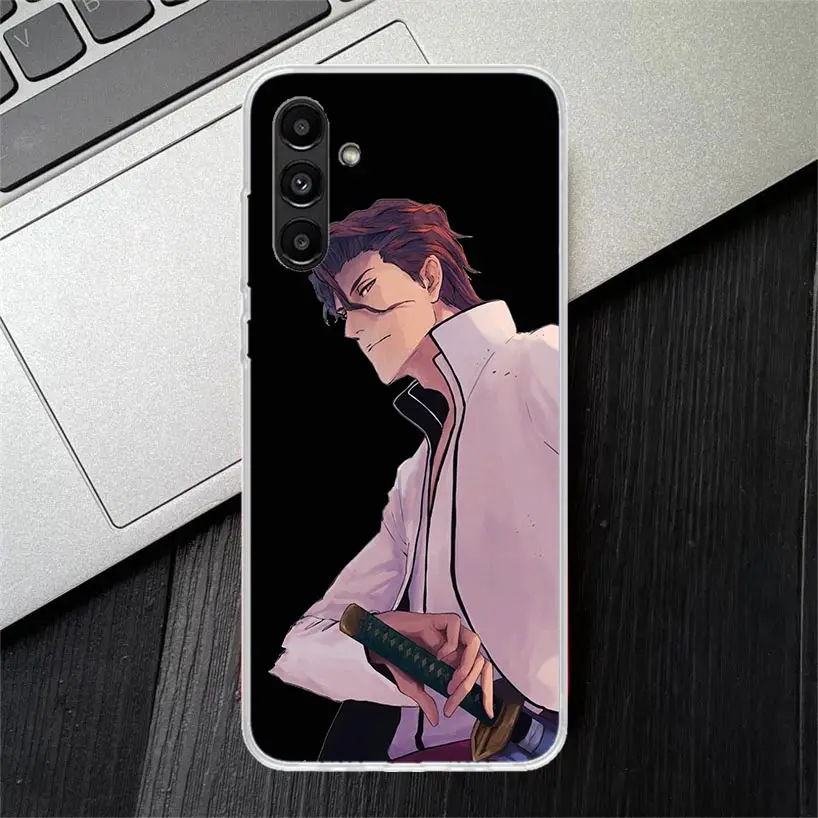 Bleach Aizen Sousuke Phone Case For Samsung Galaxy A14 A15 A13 A12 A54 A55 A53 A52 A34 A35 A33 A32 A24 A25 A23 A22 A04S A03S A02