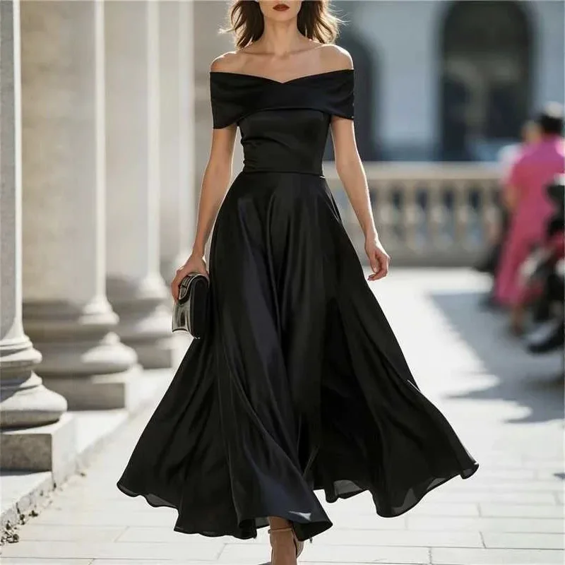 flowy rust dress Plus Size Classic Wrap Belted LIVE